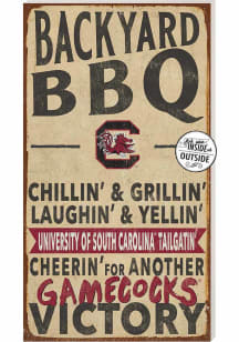 KH Sports Fan South Carolina Gamecocks 11x20 Indoor Outdoor BBQ Sign