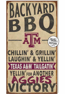 KH Sports Fan Texas A&amp;M Aggies 11x20 Indoor Outdoor BBQ Sign