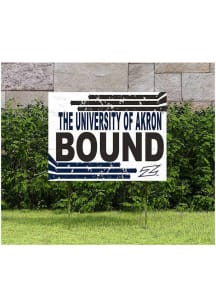Akron Zips 18x24 Retro School Bound Yard Sign