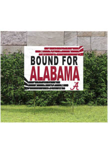 Alabama Crimson Tide 18x24 Retro School Bound Yard Sign
