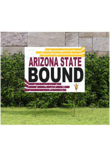 Arizona State Sun Devils 18x24 Retro School Bound Yard Sign