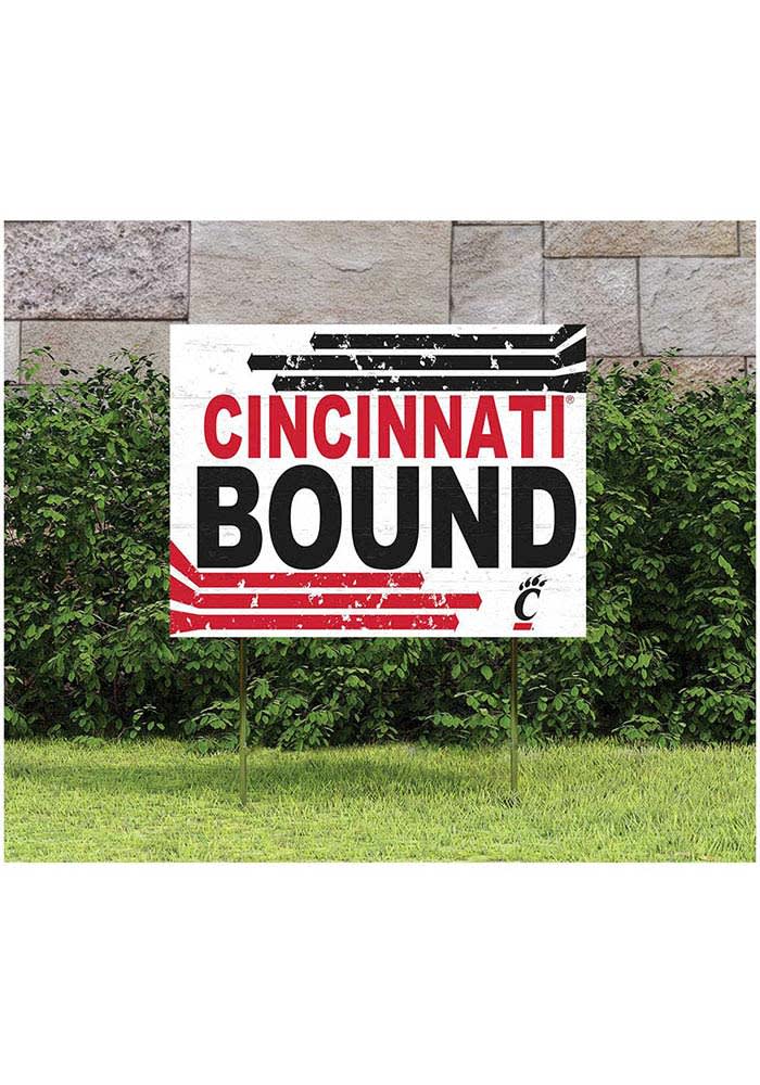 Cincinnati Bearcats 18x24 Retro School Bound Yard Sign