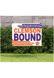 Clemson Tigers 18x24 Retro School Bound Yard Sign