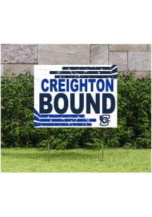 Creighton Bluejays 18x24 Retro School Bound Yard Sign