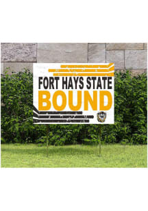 Fort Hays State Tigers 18x24 Retro School Bound Yard Sign