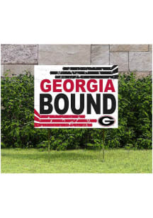 Georgia Bulldogs 18x24 Retro School Bound Yard Sign