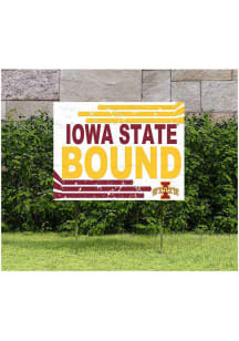 Iowa State Cyclones 18x24 Retro School Bound Yard Sign