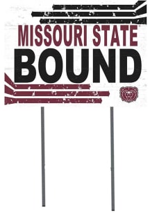 Missouri State Bears 18x24 Retro School Bound Yard Sign