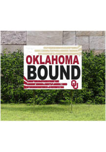 Oklahoma Sooners 18x24 Retro School Bound Yard Sign