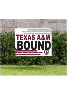 Texas A&amp;M Aggies 18x24 Retro School Bound Yard Sign