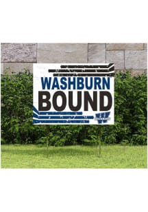 Washburn Ichabods 18x24 Retro School Bound Yard Sign