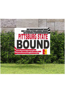 Pitt State Gorillas 18x24 Retro School Bound Yard Sign