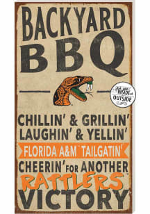 KH Sports Fan Florida A&amp;M Rattlers 11x20 Indoor Outdoor BBQ Sign