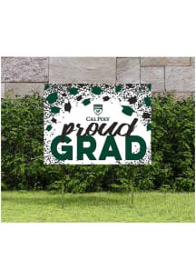 Cal Poly Mustangs 18x24 Confetti Yard Sign