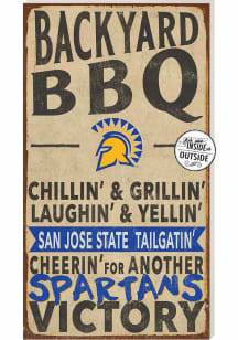 KH Sports Fan San Jose State Spartans 11x20 Indoor Outdoor BBQ Sign