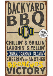 KH Sports Fan Central Oklahoma Bronchos 11x20 Indoor Outdoor BBQ Sign