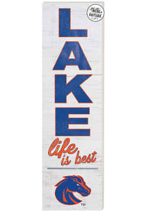 KH Sports Fan Boise State Broncos 35x10 Lake Life is Best Indoor Outdoor Sign