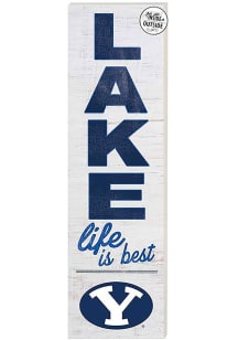 KH Sports Fan BYU Cougars 35x10 Lake Life is Best Indoor Outdoor Sign