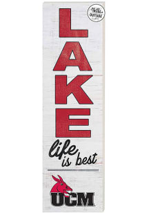 KH Sports Fan Central Missouri Mules 35x10 Lake Life is Best Indoor Outdoor Sign