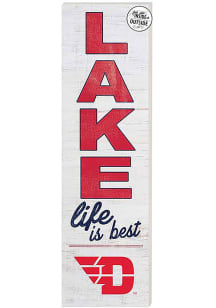 KH Sports Fan Dayton Flyers 35x10 Lake Life is Best Indoor Outdoor Sign