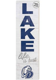 KH Sports Fan Drake Bulldogs 35x10 Lake Life is Best Indoor Outdoor Sign