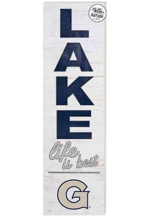 KH Sports Fan Georgetown Hoyas 35x10 Lake Life is Best Indoor Outdoor Sign