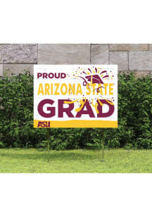 Arizona State Sun Devils 18x24 Proud Grad Logo Yard Sign