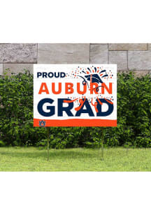 Auburn Tigers 18x24 Proud Grad Logo Yard Sign
