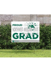 Northwest Missouri State Bearcats 18x24 Proud Grad Logo Yard Sign
