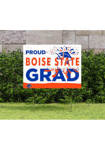 Boise State Broncos 18x24 Proud Grad Logo Yard Sign