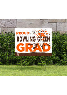 Bowling Green Falcons 18x24 Proud Grad Logo Yard Sign