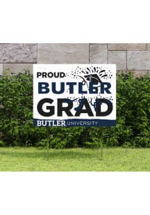Butler Bulldogs 18x24 Proud Grad Logo Yard Sign