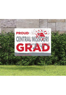 Central Missouri Mules 18x24 Proud Grad Logo Yard Sign