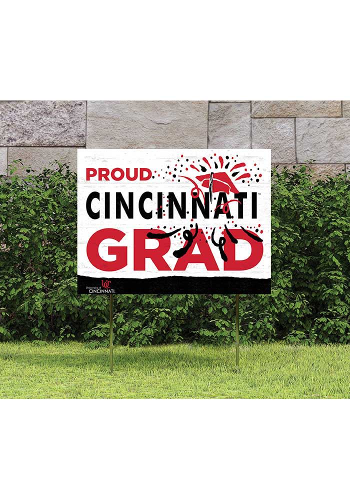 Cincinnati Bearcats 18x24 Proud Grad Logo Yard Sign