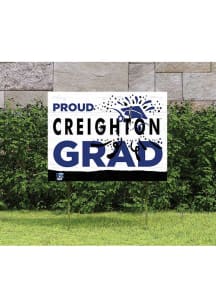 Creighton Bluejays 18x24 Proud Grad Logo Yard Sign