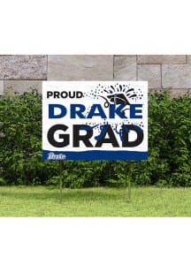 Drake Bulldogs 18x24 Proud Grad Logo Yard Sign