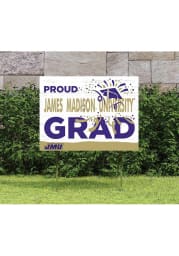 James Madison Dukes 18x24 Proud Grad Logo Yard Sign