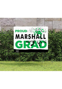 Marshall Thundering Herd 18x24 Proud Grad Logo Yard Sign