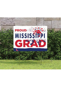 Ole Miss Rebels 18x24 Proud Grad Logo Yard Sign