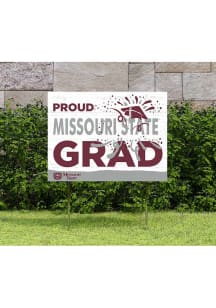 Missouri State Bears 18x24 Proud Grad Logo Yard Sign