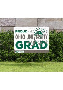 Ohio Bobcats 18x24 Proud Grad Logo Yard Sign