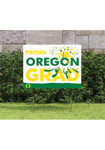 Oregon Ducks 18x24 Proud Grad Logo Yard Sign