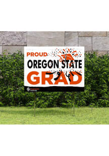 Oregon State Beavers 18x24 Proud Grad Logo Yard Sign