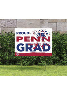 Pennsylvania Quakers 18x24 Proud Grad Logo Yard Sign