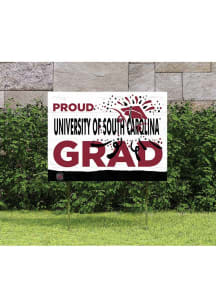 South Carolina Gamecocks 18x24 Proud Grad Logo Yard Sign