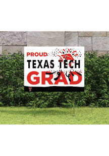 Texas Tech Red Raiders 18x24 Proud Grad Logo Yard Sign