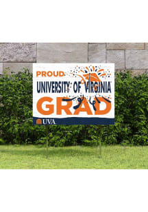 Virginia Cavaliers 18x24 Proud Grad Logo Yard Sign