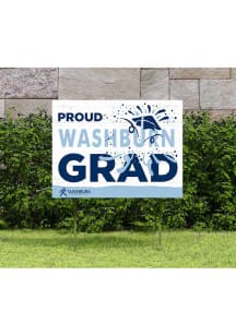 Washburn Ichabods 18x24 Proud Grad Logo Yard Sign