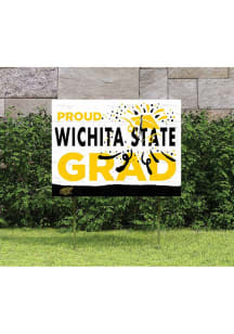 Wichita State Shockers 18x24 Proud Grad Logo Yard Sign