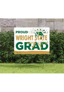 Wright State Raiders 18x24 Proud Grad Logo Yard Sign